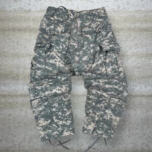 Vintage 90s Military Tactical Pants 32x26 Baggy Wide Leg Digital Camo Medium